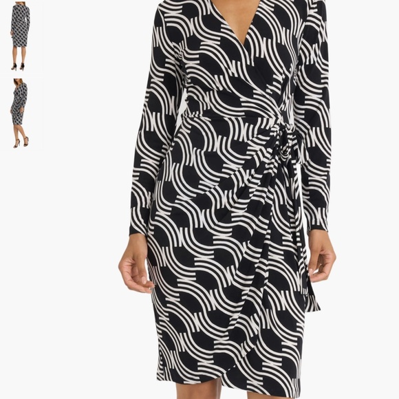 Maggy London Long Sleeve Wrap Dress, size 12 - Picture 1 of 11